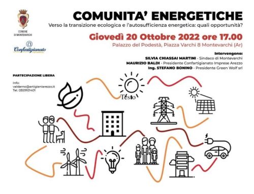 Confartigianato Arezzo e il Comune di Montevarchi promuovono la CER